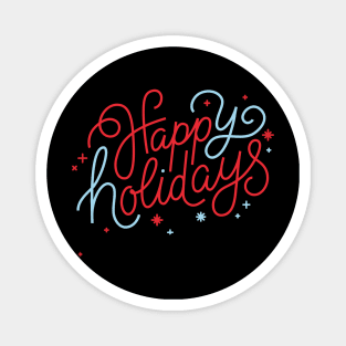 Happy Holidays Magnet